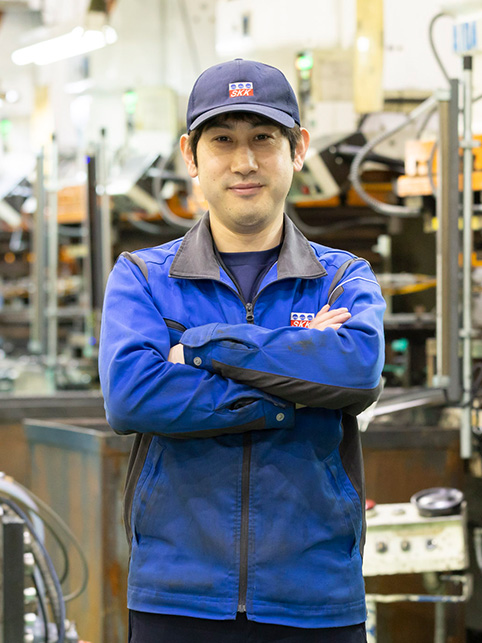 製造部 花岡卓磨さんの写真