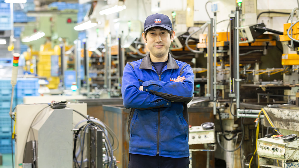 製造部 花岡卓磨さんの写真